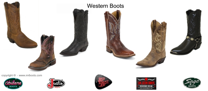 Cowboy Boots from Abilene Boots, Los Altos Boots and Sage Boots