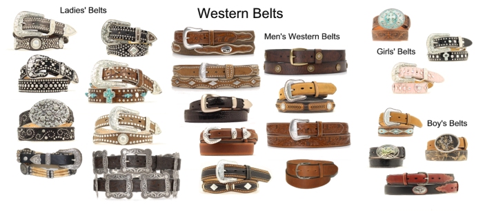Western Belts, Rhinestone Belts, Ranger Belts, Fashion Belts