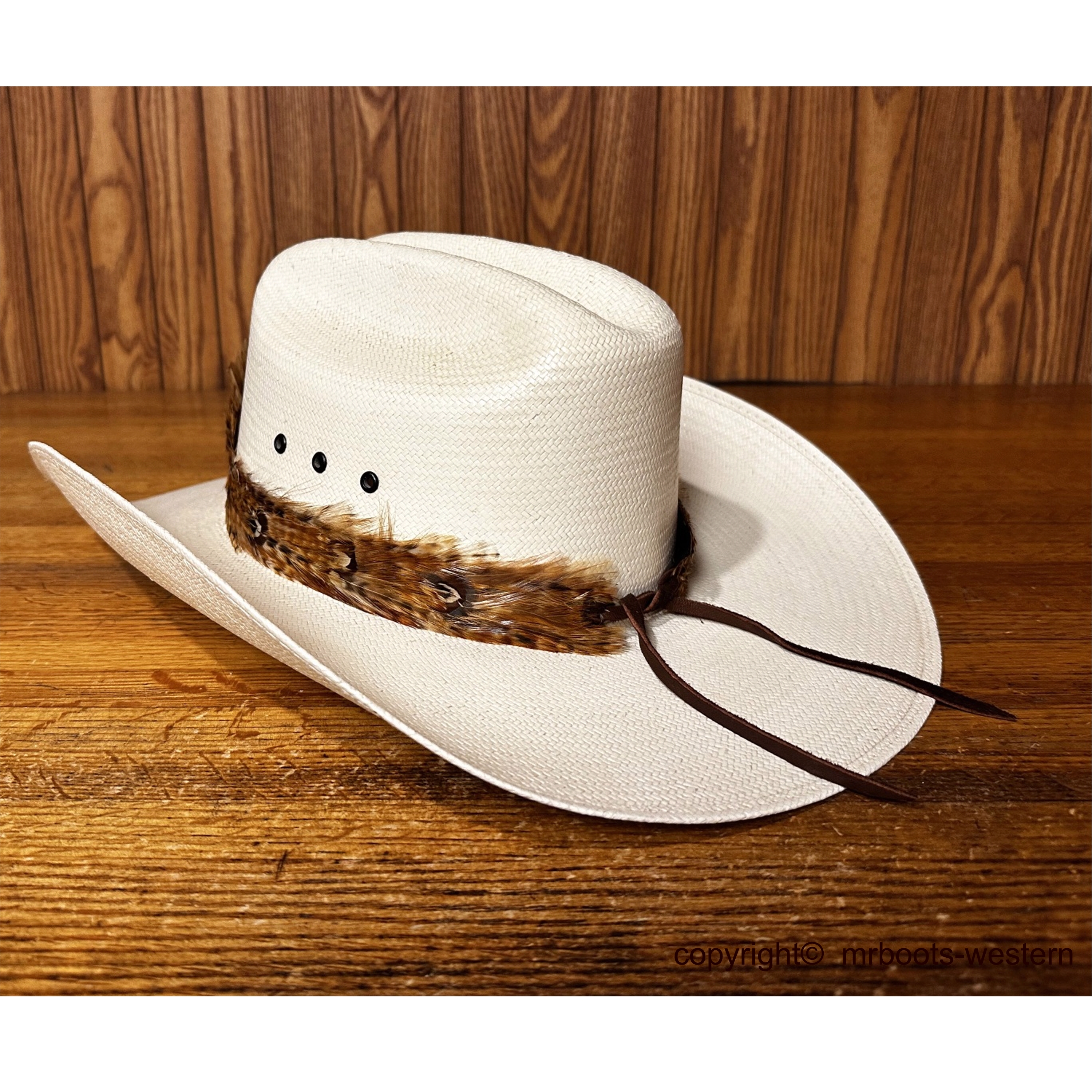 Cowhide Hat Band - Light Tan – Maufrais-Austin