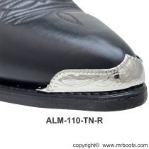 ALM-110-TN-R Cowboy Boot Tips Nickel Plated