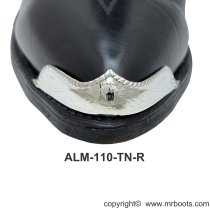 ALM-110-TN-R Cowboy Boot Tips Nickel Plated