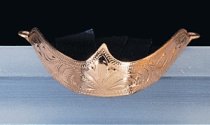 MF-14150 Cowboy Boot Tips - Hand Engraved Bronze