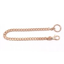 ALM-406G-DO Drop Over Gold Chain Boot Bracelet