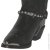 ALM-530-ST-BLACK Boot Strap Black Leather with Rhinestones