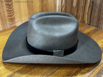 AU-LC-02-5-BLK Hat Band for Cowboy Hats Black Leather 1" Wide