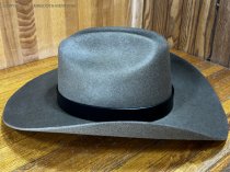 AU-LC-02-5-BLK Hat Band for Cowboy Hats Black Leather 1" Wide