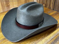 AU-LC-02-5-BRN Hat Band for Cowboy Hats Brown Leather 1″ Wide