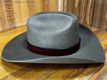 AU-LC-02-5-BRN Hat Band for Cowboy Hats Brown Leather 1" Wide