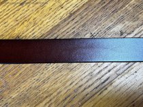 AU-LC-02-5-BRN Hat Band for Cowboy Hats Brown Leather 1" Wide