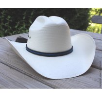 AU-HH05-TBL Horse Hair Hat Band Thin Blue Line