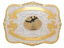 MF-38414 Trophy Buckle Skeet 4 Ribbons