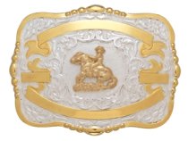 MF-38426 Trophy Reining Horse 4 Ribbons