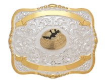 MF-38416 Trophy Buckle Skeet 2 Ribbons